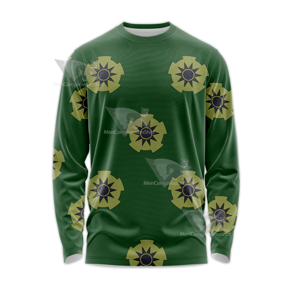 One Piece Roronoa Zoro Pirate Hunter Long Sleeve Shirt