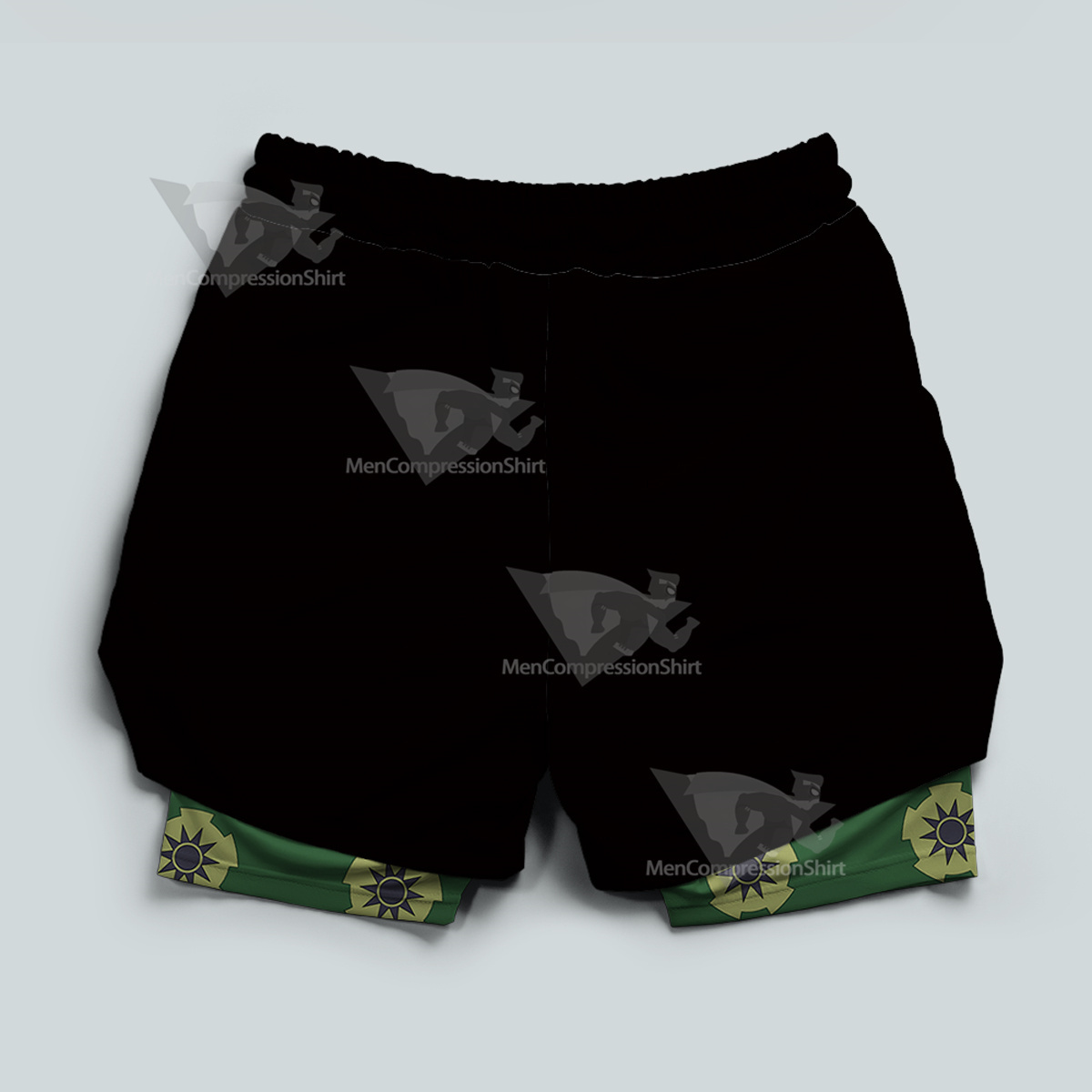 One Piece Roronoa Zoro Pirate Hunter Men Compression Gym Short