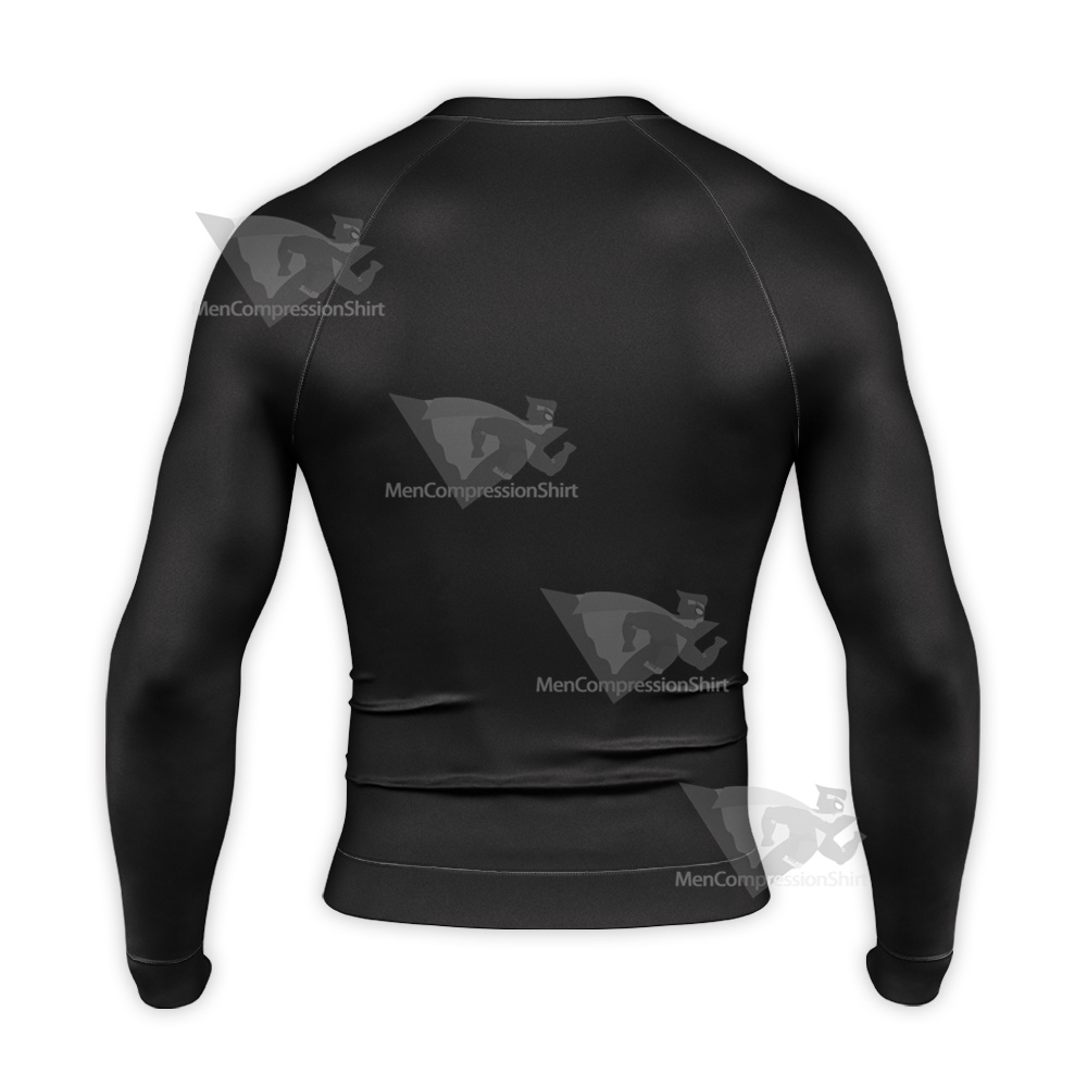 One Piece Sabo Black Long Sleeve Compression Shirt