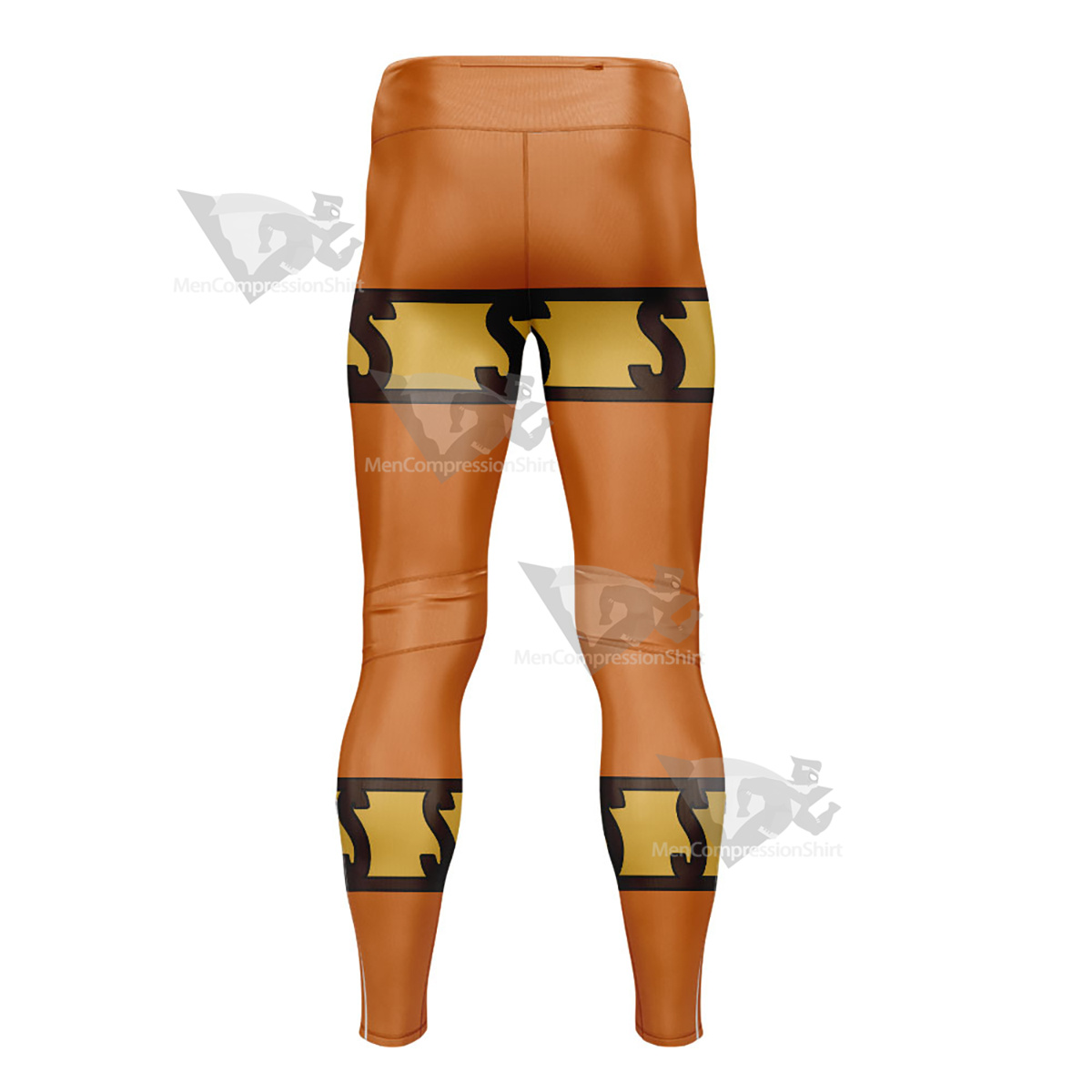 One Piece Sanji Orange Mens Compression Legging