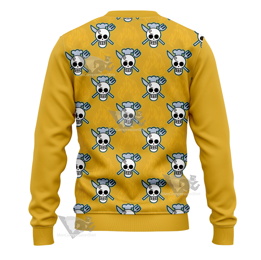 One Piece Sanji Skull Flag Sweatshirt