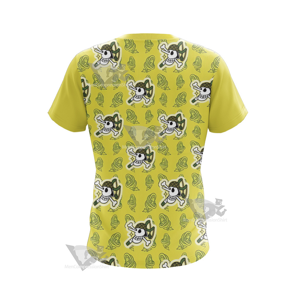 One Piece Usopp Skull Flag Cosplay T-Shirt