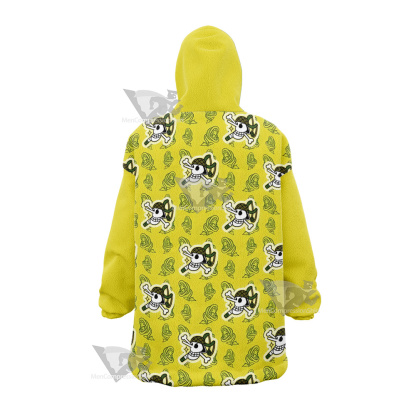One Piece Usopp Skull Flag Snug Oversized Blanket Hoodie