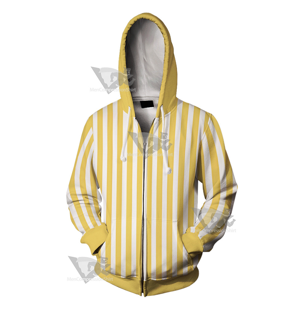 One Piece Vinsmoke Sanji Cosplay Zip Up Hoodie