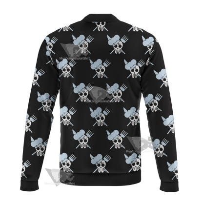One Piece Vinsmoke Sanji Pirate Flag Bomber Jacket