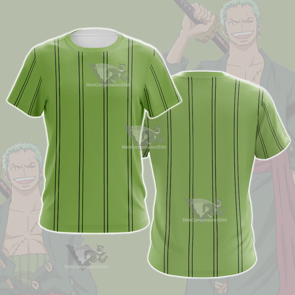 One Piece Zoro Roronoa Cosplay T-Shirt