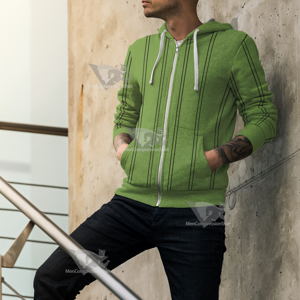One Piece Zoro Roronoa Cosplay Zip Up Hoodie