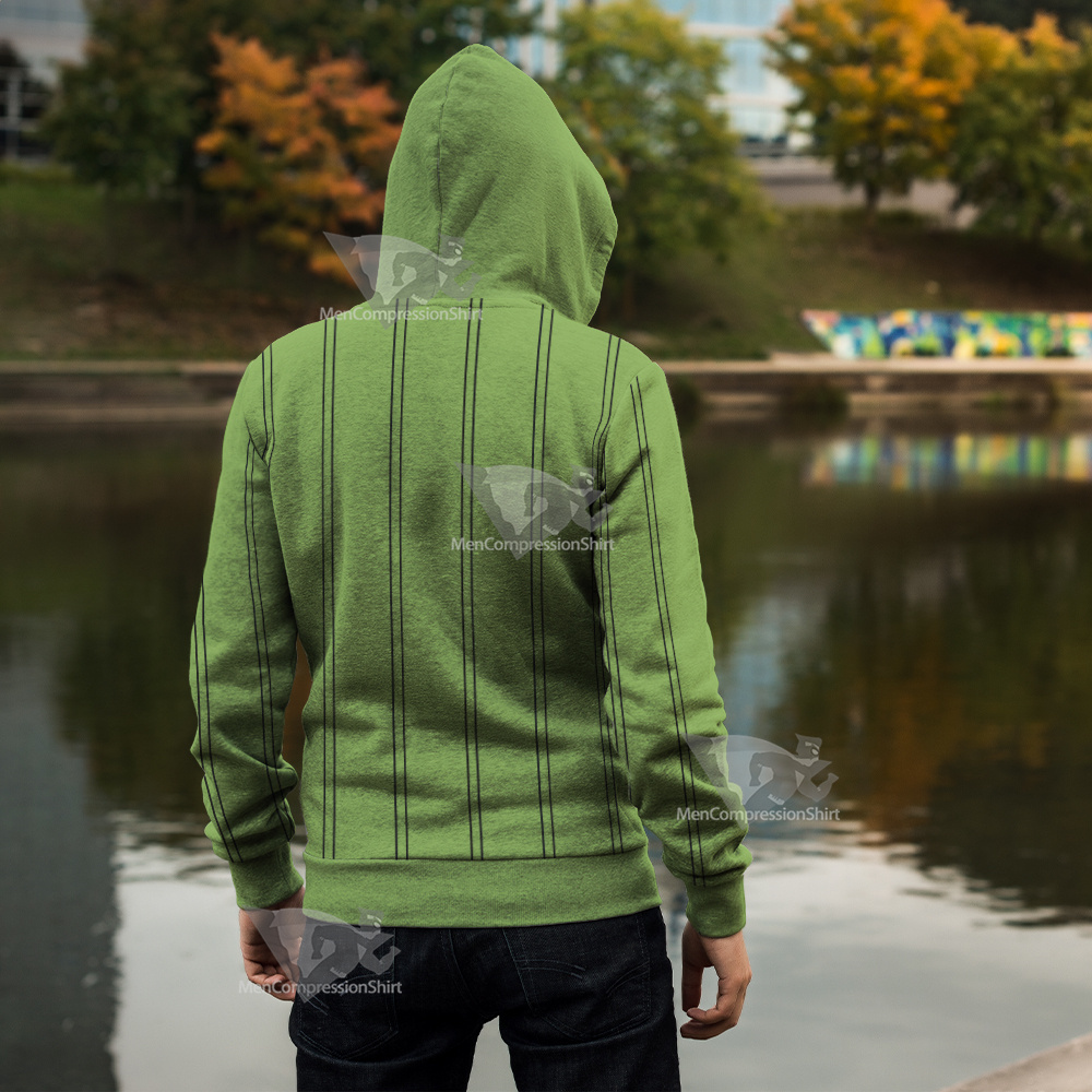 One Piece Zoro Roronoa Cosplay Zip Up Hoodie