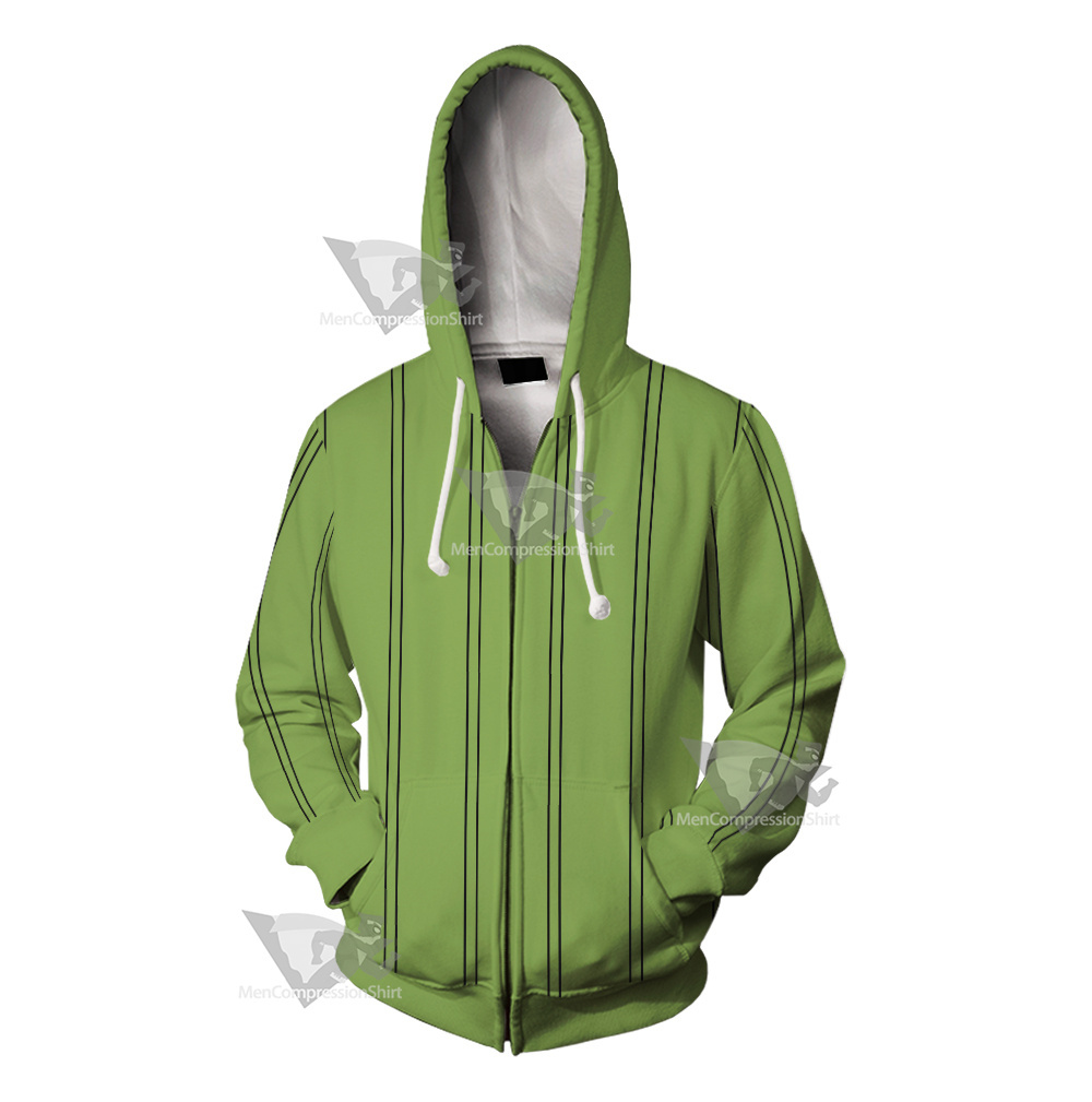 One Piece Zoro Roronoa Cosplay Zip Up Hoodie
