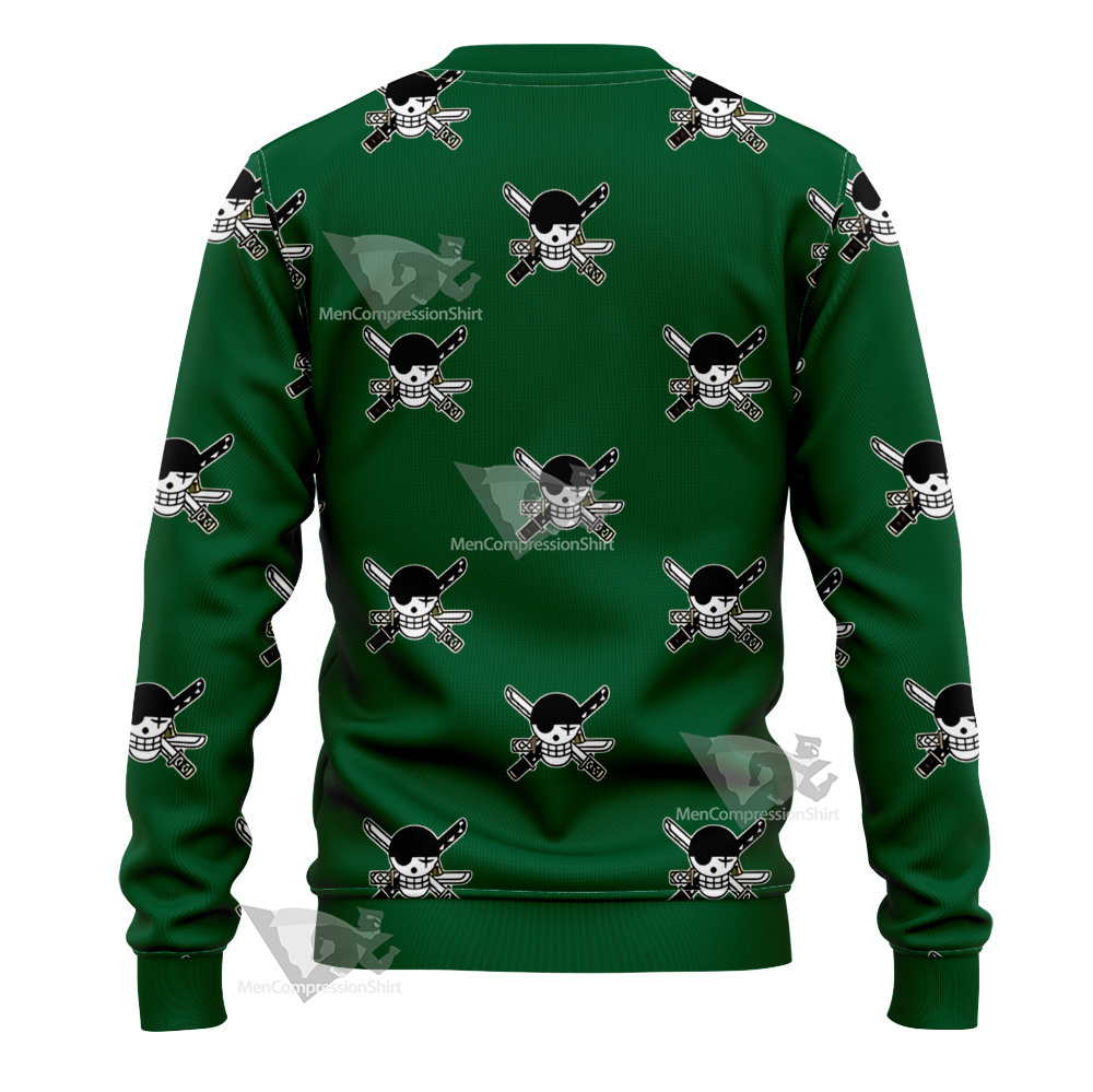 One Piece Zoro Skull Flag Sweatshirt