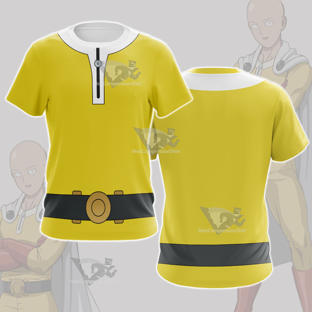 One Punch Man Saitama Cosplay T-Shirt