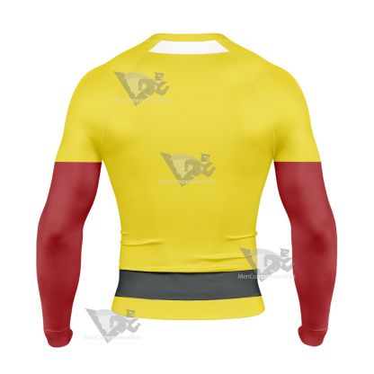 One Punch Man Saitama Long Sleeve Compression Shirt