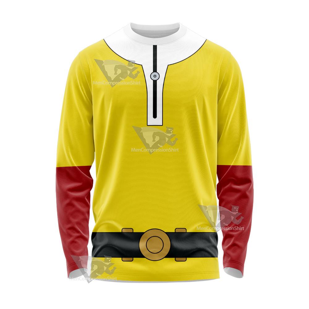One Punch Man Saitama Long Sleeve Shirt