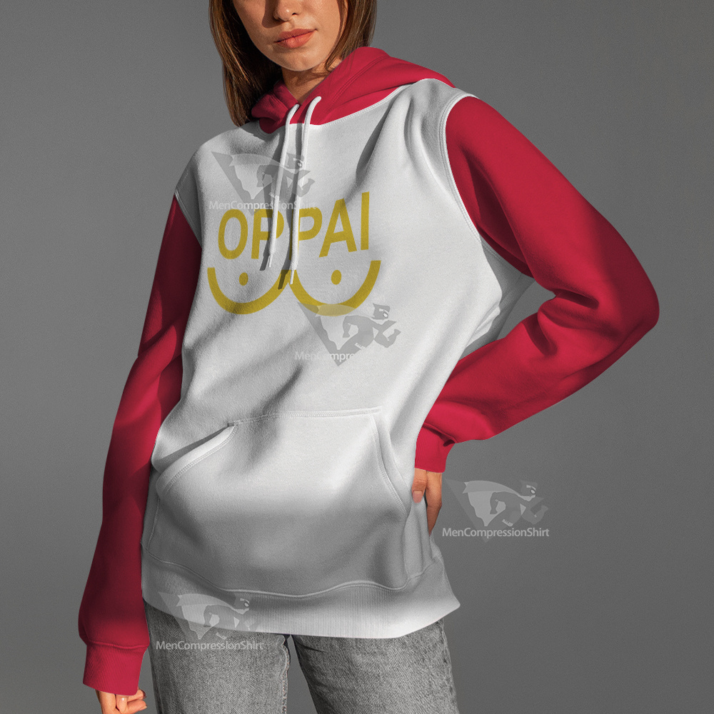One Punch Man Saitama Oppai Cosplay Hoodie