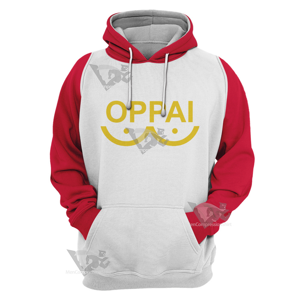 One Punch Man Saitama Oppai Cosplay Hoodie