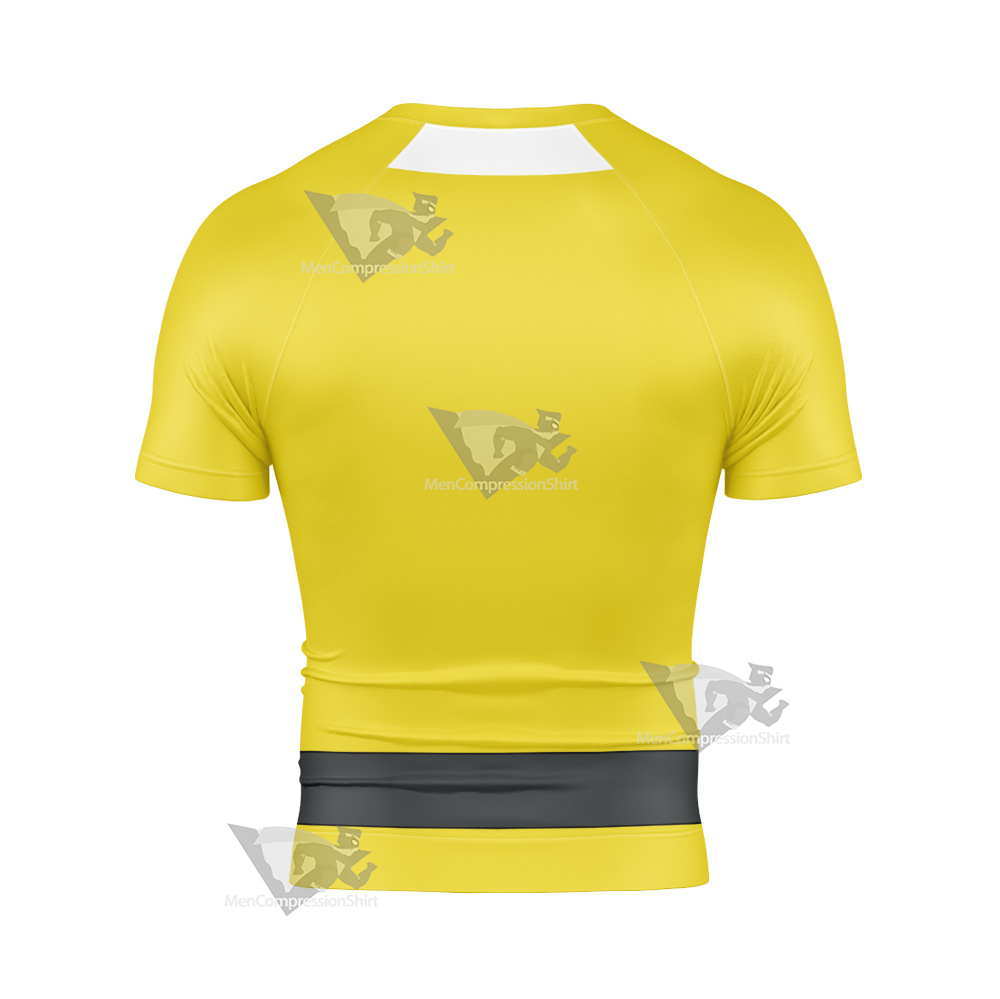 One Punch Man Saitama Short Sleeve Compression Shirt