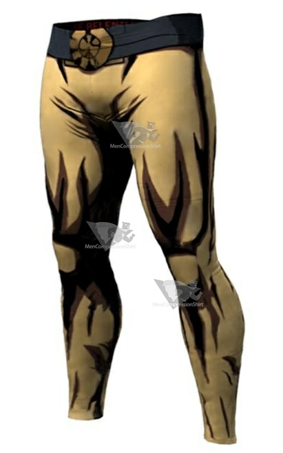 One Punch Man Serious Saitama Compression Leggings Spats