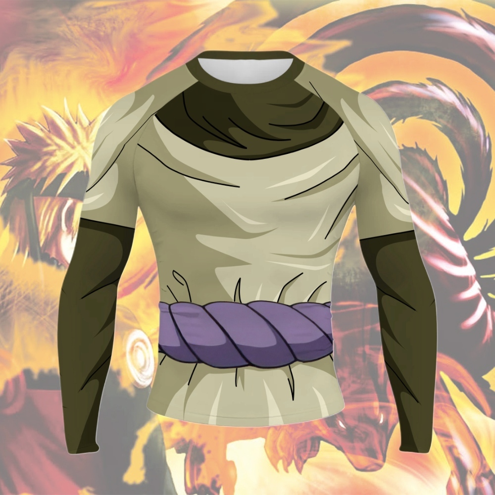 Orochimaru Men Long Sleeve Compression Shirt