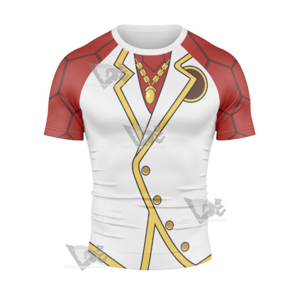 Overlord Aura Bella Fiora Short Sleeve Compression Shirt