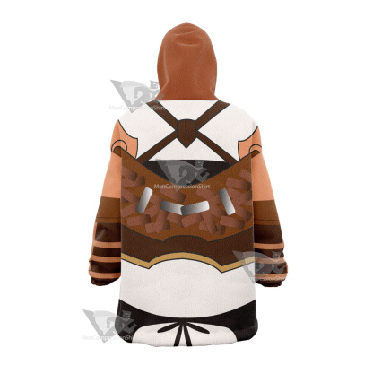 Overlord Clementine Combat Uniform Snug Oversized Blanket Hoodie