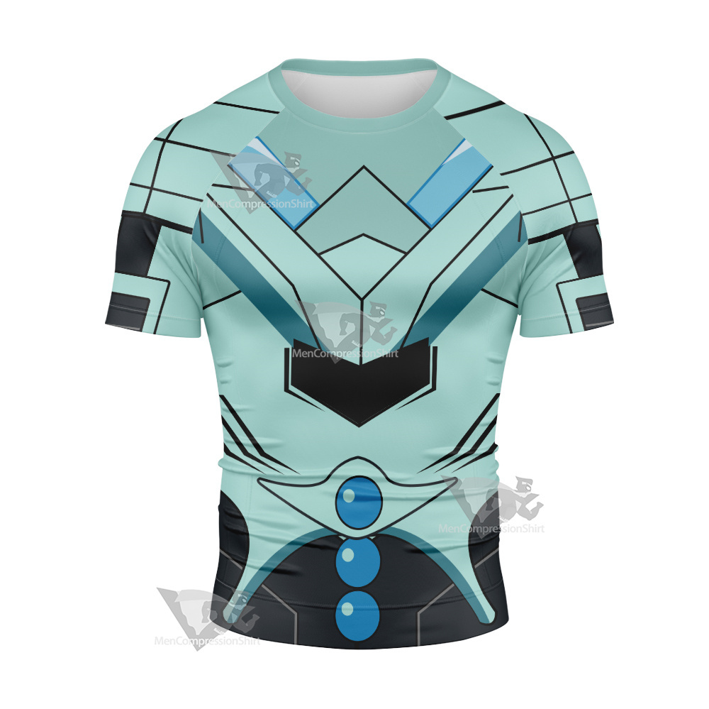 Overlord Cocytus Armor Short Sleeve Compression Shirt