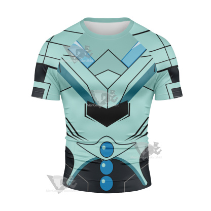 Overlord Cocytus Armor Short Sleeve Compression Shirt