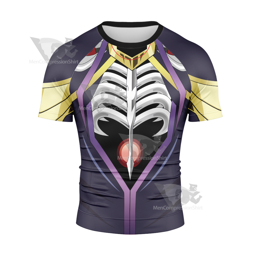 Overlord Momonga Costume Rash Guard Compression Shirt