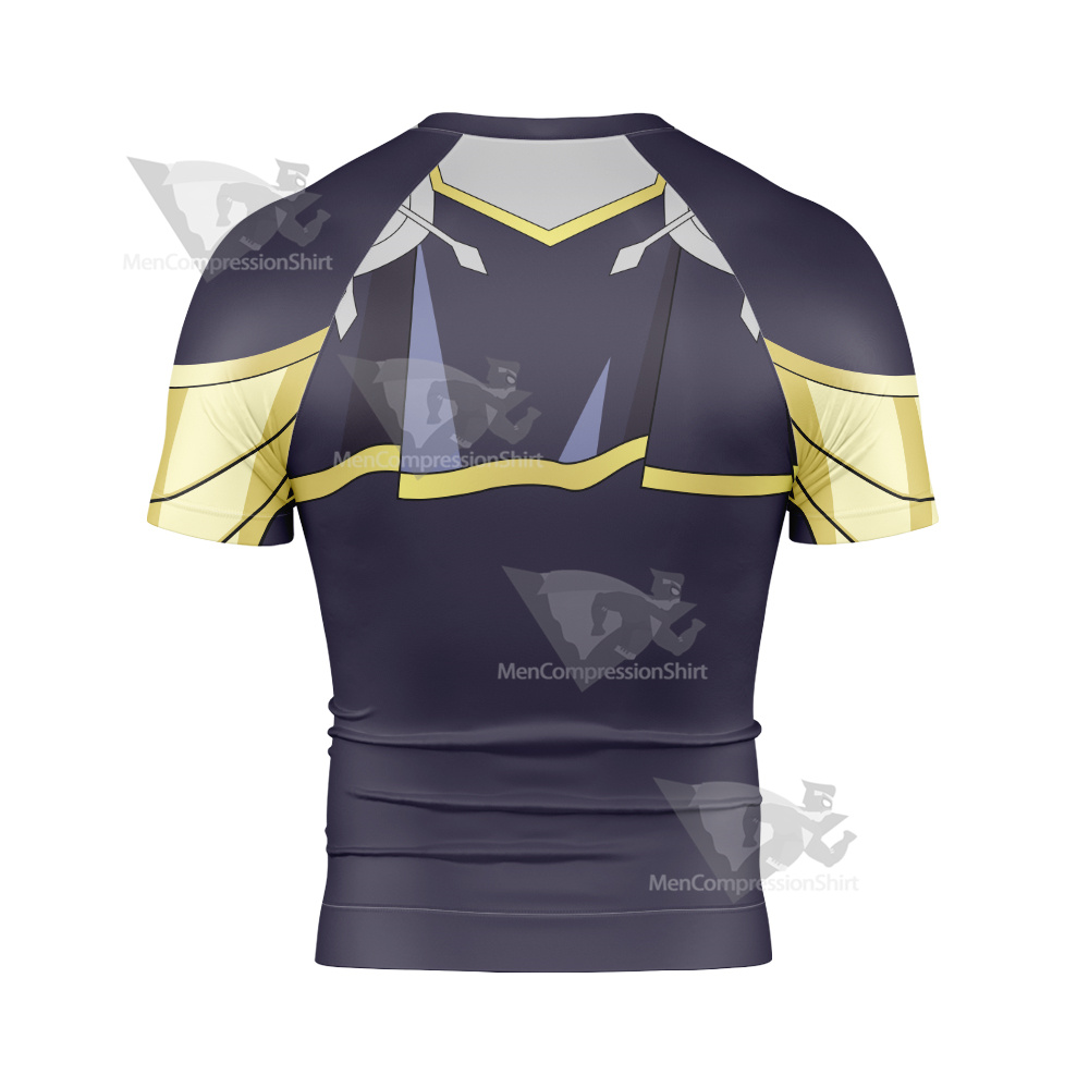 Overlord  Momonga Costume Rash Guard Compression Shirt