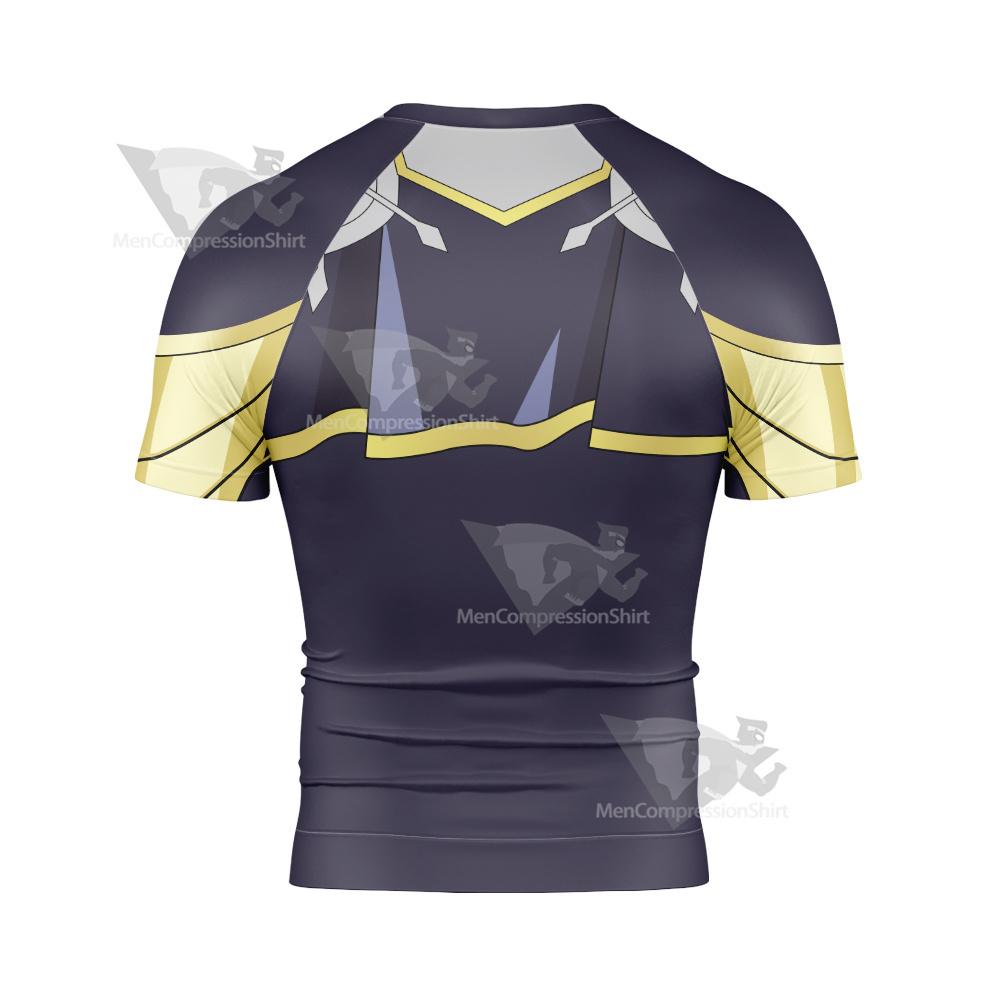 Overlord Momonga Costume Rash Guard Compression Shirt
