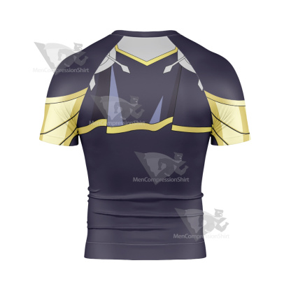 Overlord  Momonga Costume Rash Guard Compression Shirt