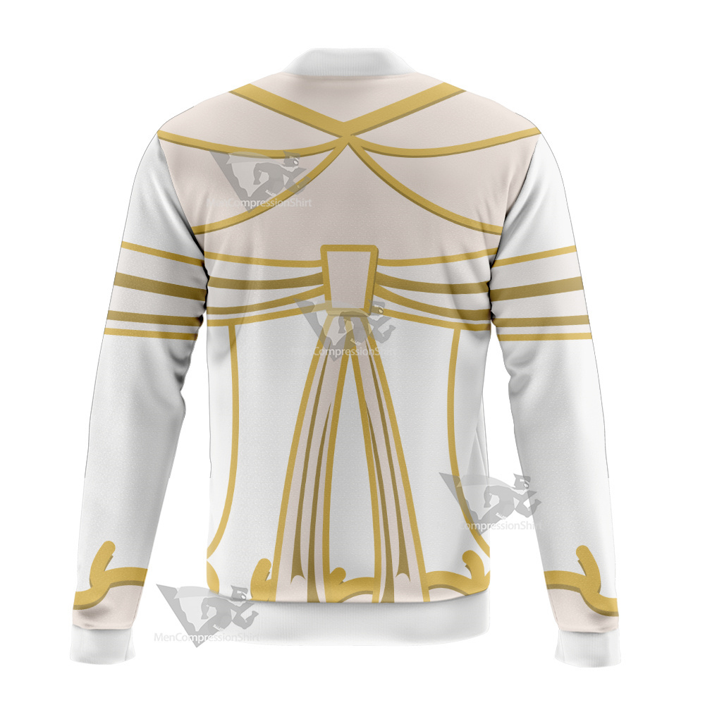 Overlord White Albedo Bomber Jacket