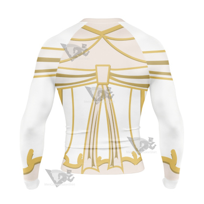 Overlord White Albedo Long Sleeve Compression Shirt