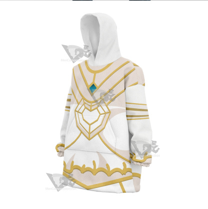 Overlord White Albedo Snug Oversized Blanket Hoodie