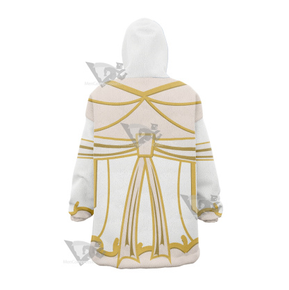 Overlord White Albedo Snug Oversized Blanket Hoodie
