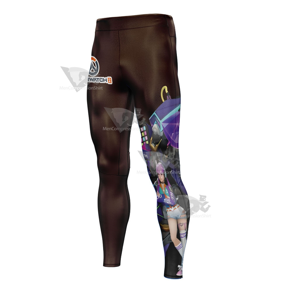 Overwatch 2 D Va Edm Mens Compression Legging-MensCompressionShirt