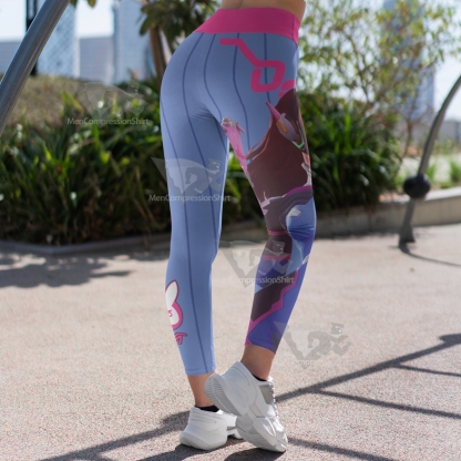 Overwatch 2 Dva Blue Women Compression Legging-MensCompressionShirt