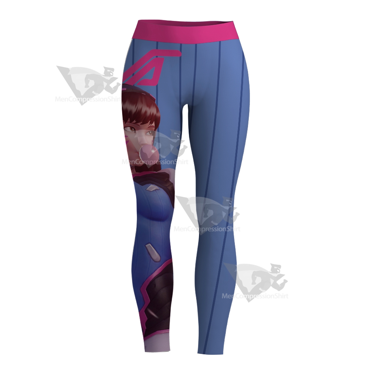 Overwatch 2 Dva Blue Women Compression Legging-MensCompressionShirt