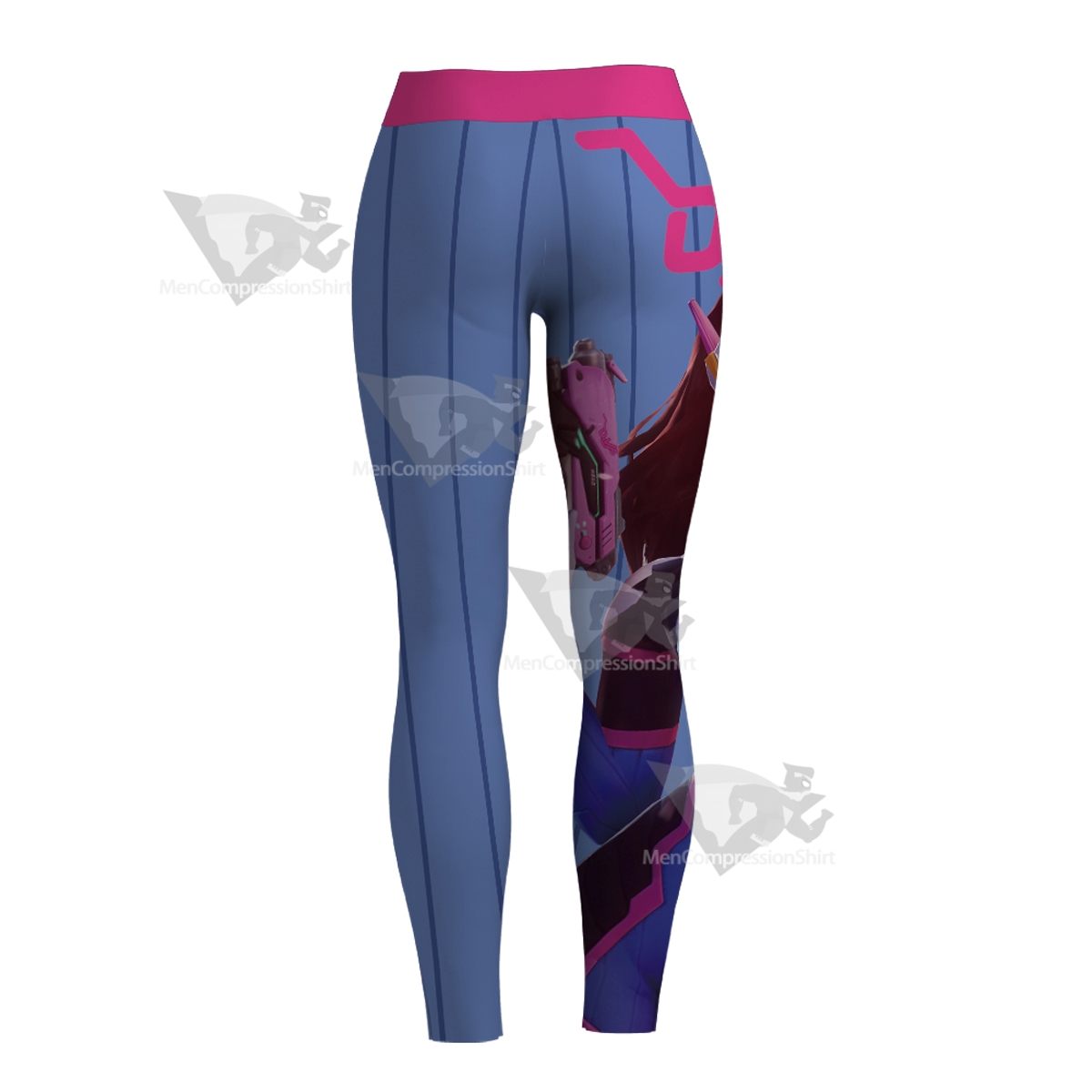 Overwatch 2 Dva Blue Women Compression Legging-MensCompressionShirt