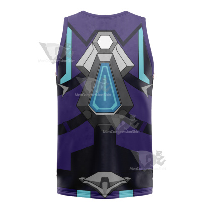 Overwatch Black Cat Sombra Basketball Jersey