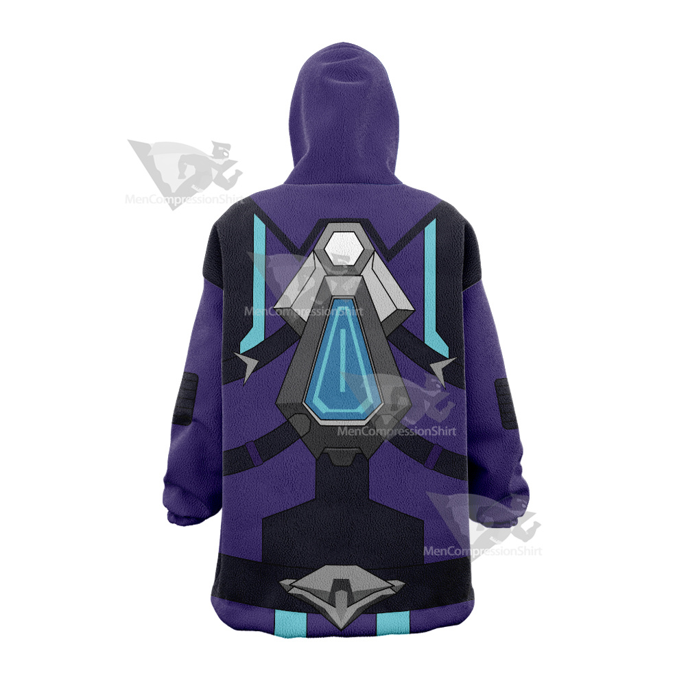 Overwatch Black Cat Sombra Snug Oversized Blanket Hoodie