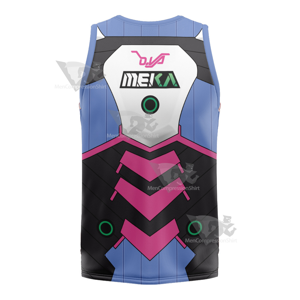Overwatch D Va Basketball Jersey