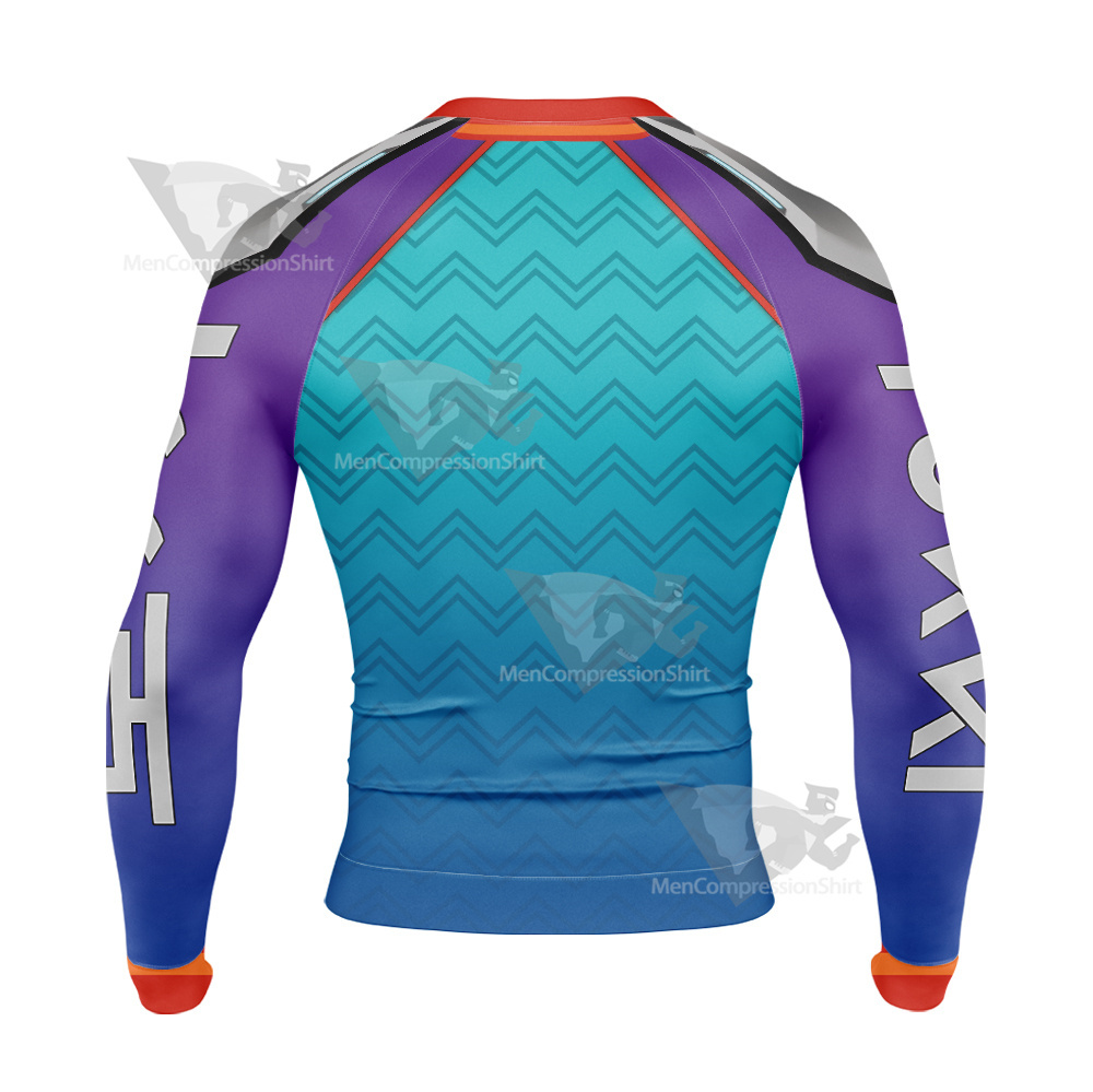 Overwatch D Va Edm Long Sleeve Compression Shirt
