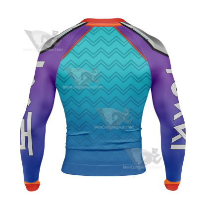 Overwatch D Va Edm Long Sleeve Compression Shirt