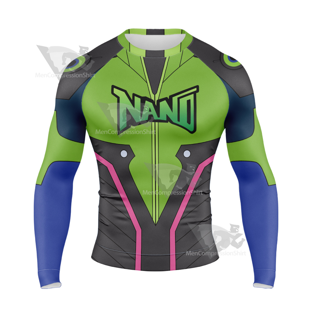 Overwatch D Va Nano Long Sleeve Compression Shirt