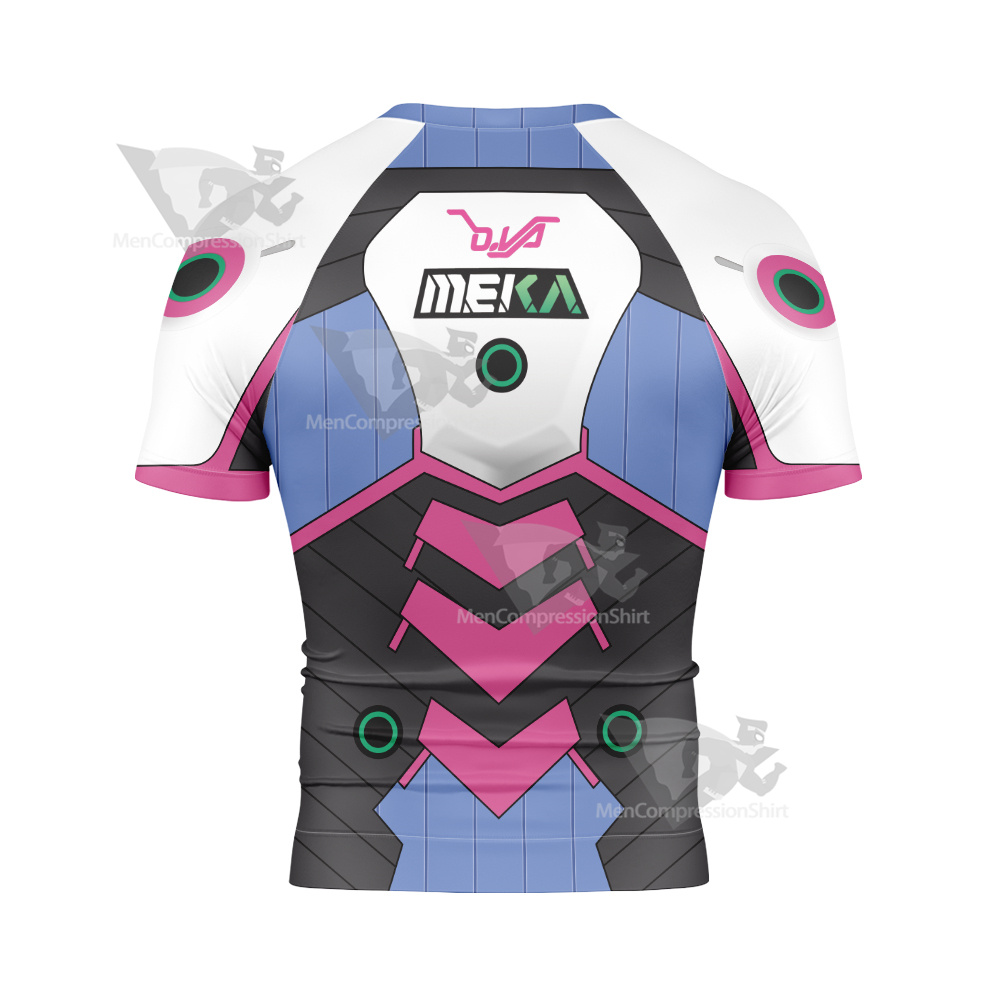 Overwatch D Va Rash Guard Compression Shirt