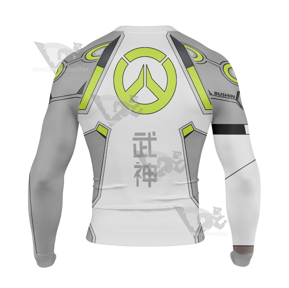 Overwatch Genji Long Sleeve Compression Shirt