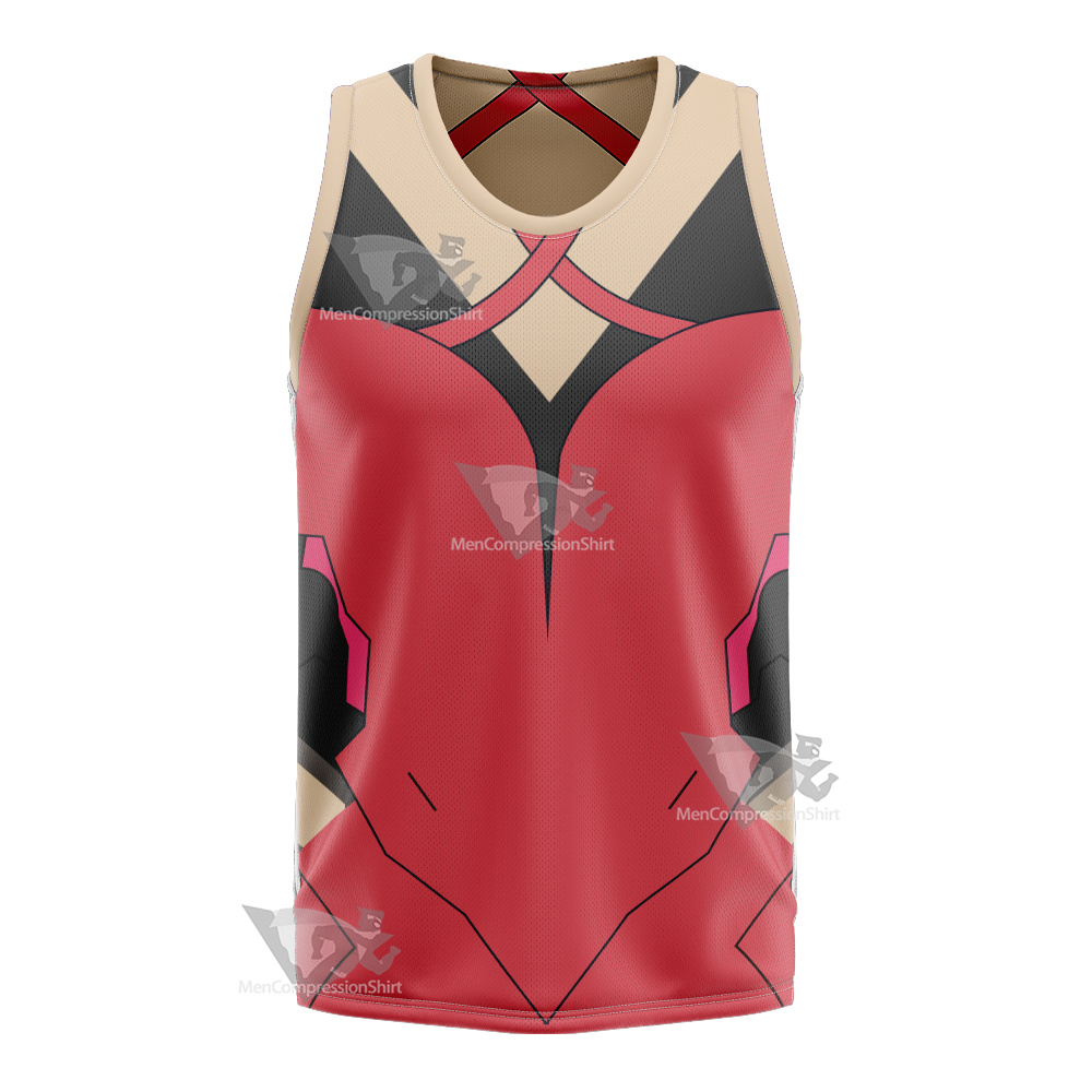 Overwatch Mercy Pink Basketball Jersey