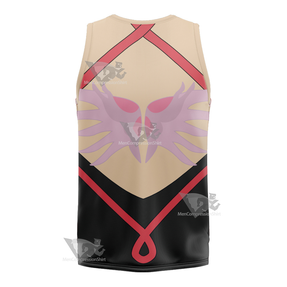 Overwatch Mercy Pink Basketball Jersey