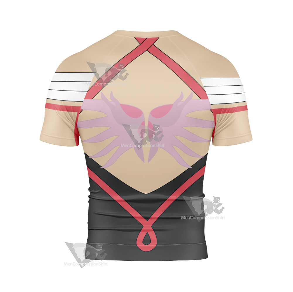 Overwatch Mercy Pink Short Sleeve Compression Shirt