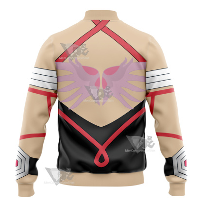 Overwatch Mercy Pink Varsity Jacket